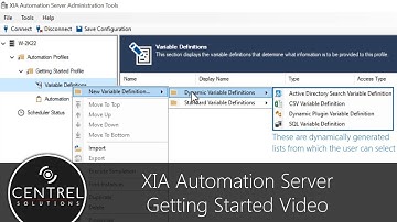 XIA Automation - Getting Started #xiaautomation