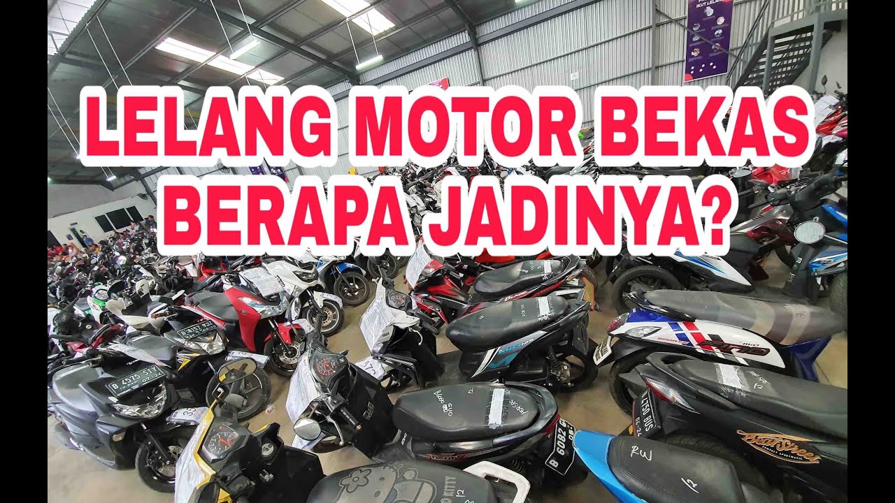 Cari Motor  Buat Gojeg Grab Ikut Lelang  Motor  Bekas  Aja 