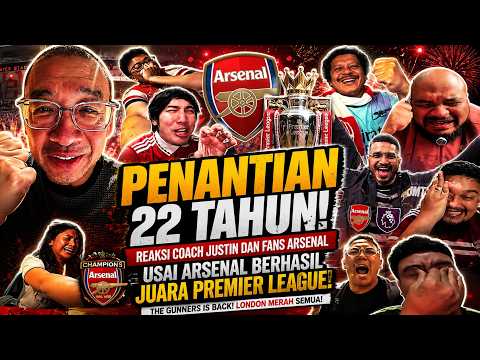 baladototo x fastoto - PENANTIAN 22 TAHUN!! REAKSI COACH JUSTIN DAN FANS ARSENAL USAI ARSENAL BERHASIL JUARA PREMIER LEAGUE