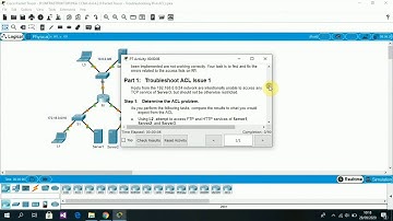 4.3.2.6 Packet Tracer   Configuring IPv6 ACLs