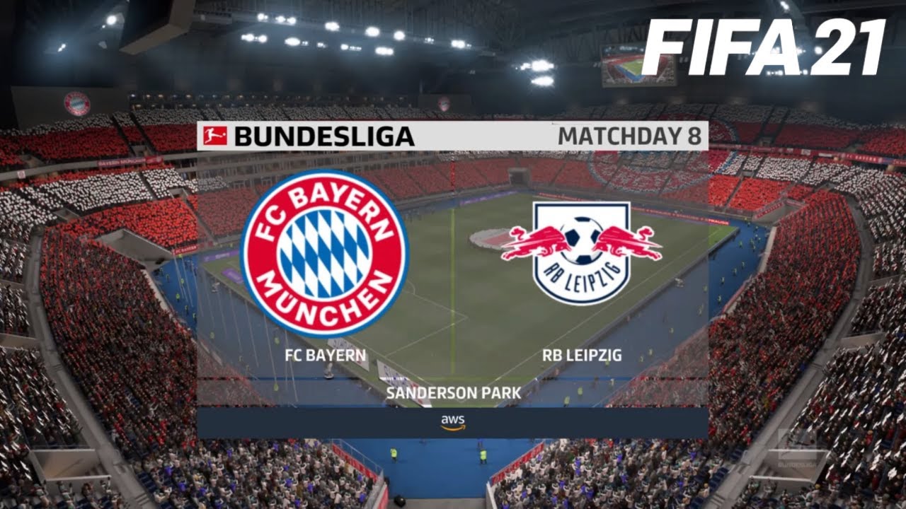 BAYERN MUNICH vs. RB LEIPZIG - BUNDESLIGA - FIFA 21 (FULL GAMEPLAY)