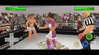 WWE Wrestling Revolution | Akari Sachiko vs Jungle Girl screenshot 3