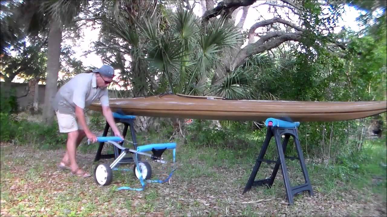 DIY Kayak Dolly - YouTube