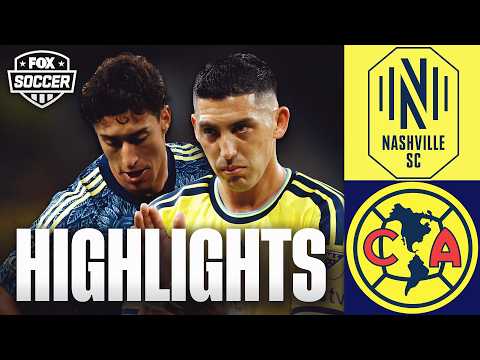 Nashville SC vs. Club América Concacaf Champions Cup Highlights ⚽️ FOX Soccer