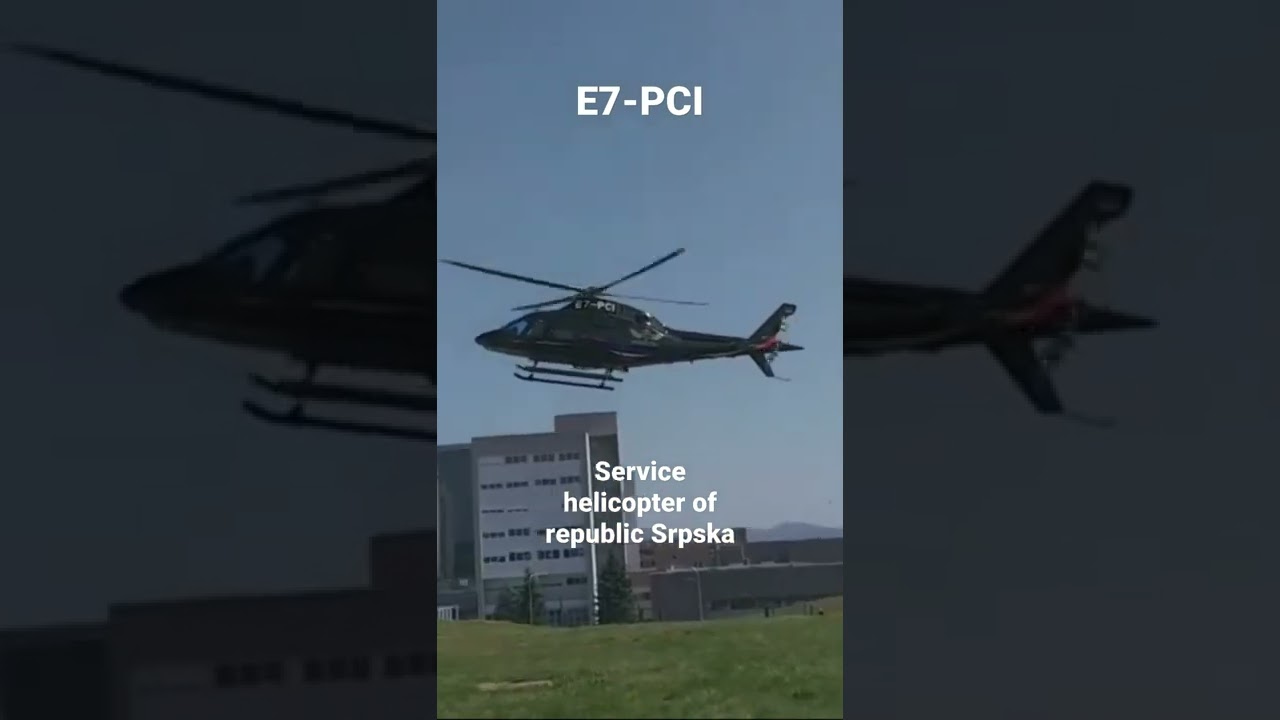Leonardo AW-119 service helicopter of republic Srpska (E7-PCI)
