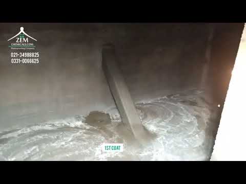 Overhead Tower Tank Waterproofing Solution at Malir Cantt