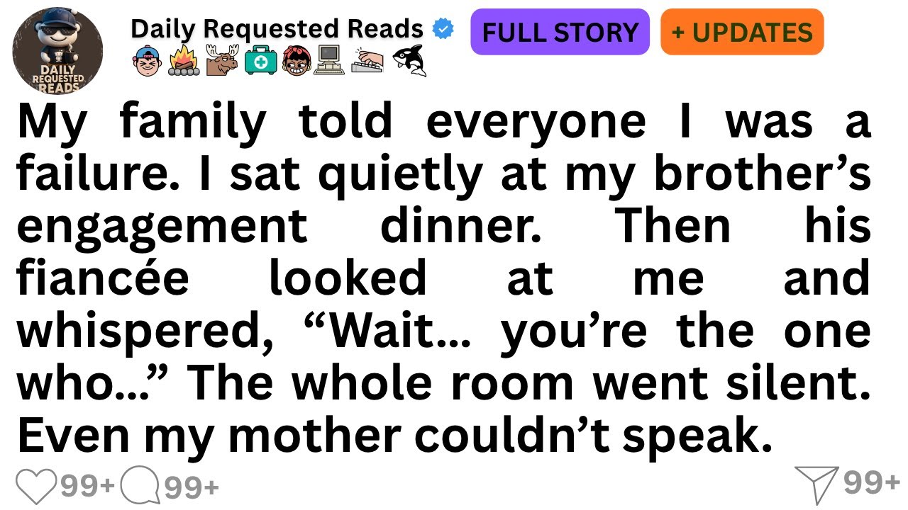 My family told everyone I was a failure. I sat quietly at my brother’s engagement dinner. Then ....