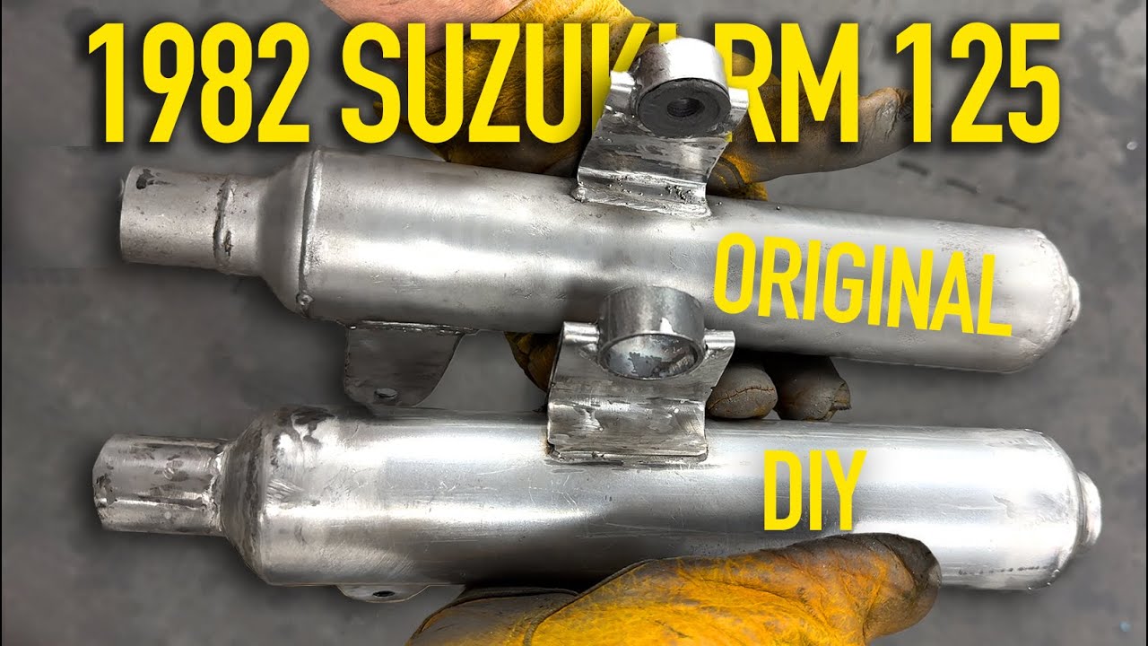 HOW TO MAKE VINTAGE MUFFLERS - RM 125 1981/2/3