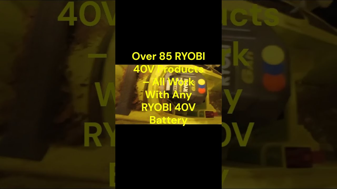 Ryobi 40V Push Mower (shorts)