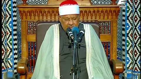 فضيلة الشيخ محمود  أبو الوفا الصعيدي في تلاوة قرآن الفجر والابتهالات للشيخ فوزي عبد الغفار يوم الساد