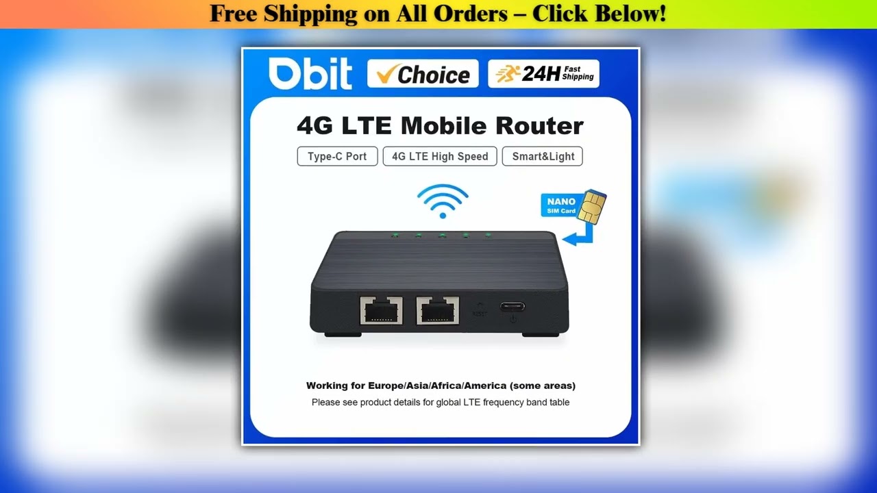 New Mini Box 4G Lte Router Wifi SIM Card Modem 4G Car Wifi Amplifie Support 5V USB Power Supply