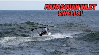 Boaters Encounter Big Swells at the Mouth of Manasquan Inlet!