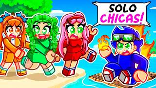 Un ELEMENTAL en una ISLA de SOLO CHICAS en Roblox Brookhaven...