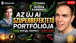 Shortolja az NVIDIA-t és INTELt az új AI sztárbefektető? - NVIDIA élő earnings - 39. Élő