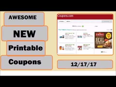 AWESOME New Printable Coupons!- 12/17/17