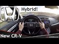 Honda CR-V (2019) 2.0i-MMD Hybrid POV Test Drive + Acceleration 0 - Top speed