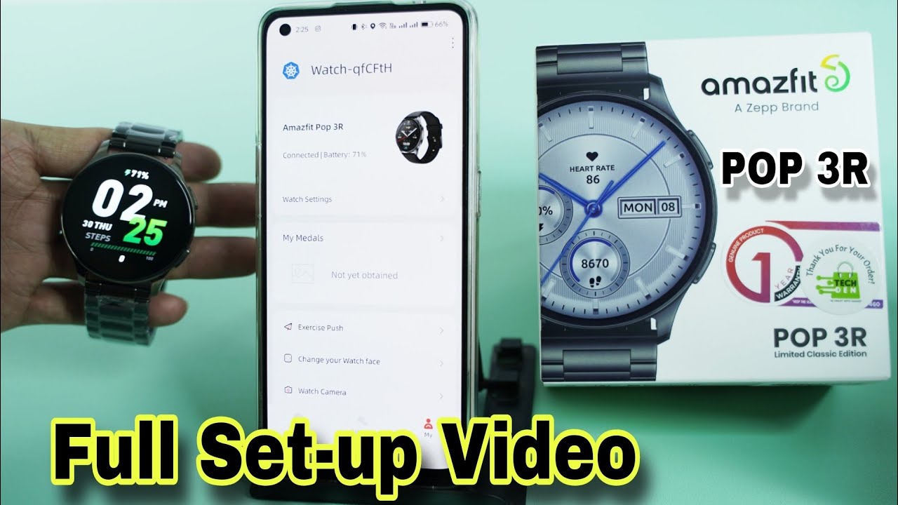 Amazfit Pop 3r Smart Watch With Calling Feature