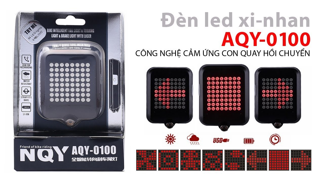 ĐÈN LED XI-NHAN CẢM ỨNG AQY 0100 - youtube