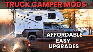 Transform Your Truck Camper with These Affordable Upgrades!