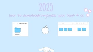 how to download/organize your Sims 4 cc on mac (2025)