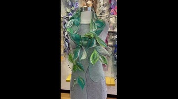 Tassa Silk & Wool Nuno Felted Scarf