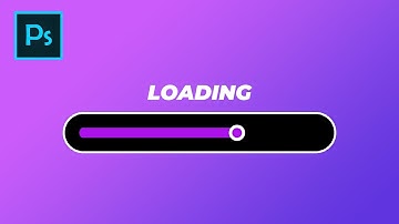 MOTION GRAPHICS - How to create a MOVING LOADING BAR in Photoshop