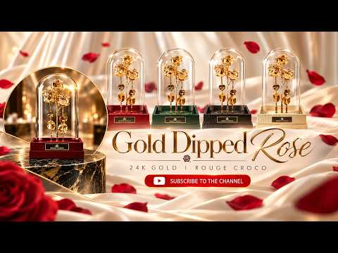 24K Gold Dipped Rose – The Perfect Romantic Gift