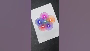Spirograph Drawing Technique Part - 14 #spirograph #ddfactor