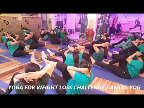 Yoga Weight Loss Challenge Workout For GOOD HEALTH BY INDU JAIN | Yoga Videos