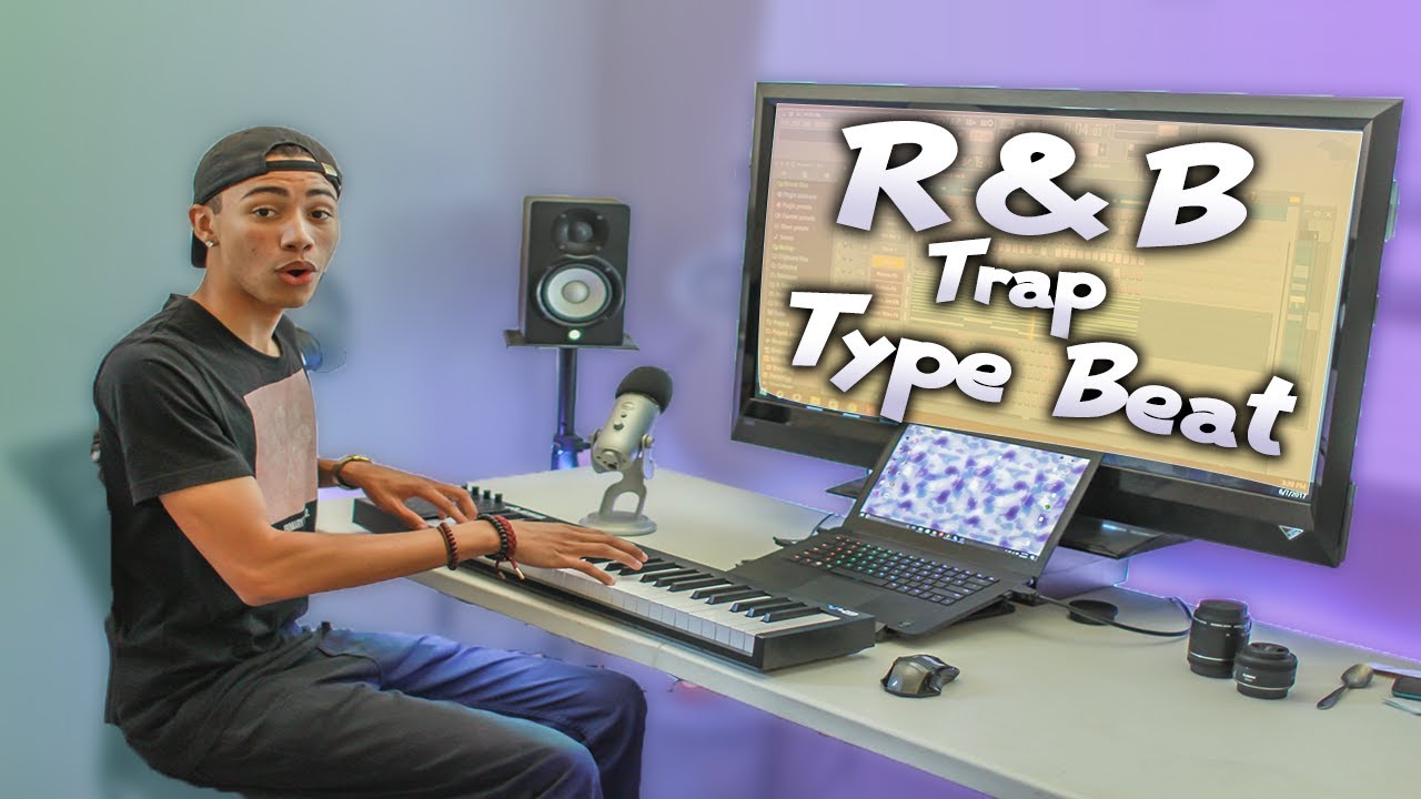 Making A R&B/Trap Type Beat From Scratch (How To Make R&B Fl Studio 12 Tutorial) | Sharpe