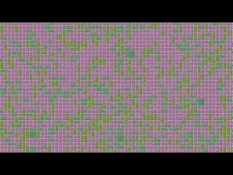 Random paving/brickwork algorithm with constraints