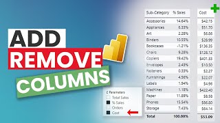 ADD and REMOVE Columns from a TABLE with a SLICER SELECTION in Power BI | May 2022 RELEASE