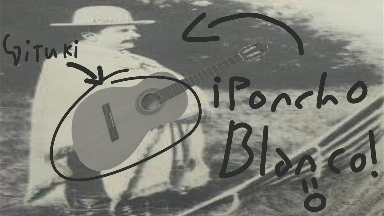 Como tocar "De Poncho Blanco" En Guitarra (TUTORIAL 🗿🧉) 