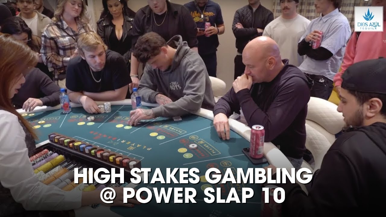 High Stakes Gambling 🎰 | Power Slap 10 After Party