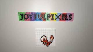 Charmander Pokémon Perler Beads Pixel Art
