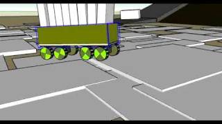 Sketchyphysics: Track with suspension and steering