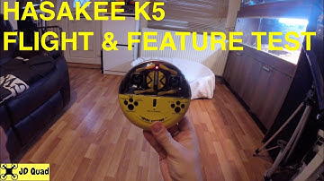 Hasakee K5 Nano Indoor Quadcopter Flight & Feature Test Video
