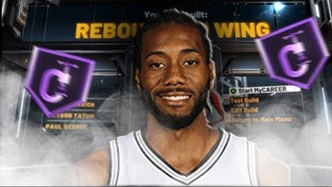 HOW TO MAKE THE BEST REBOUNDING WING BUILD IN NBA 2k20