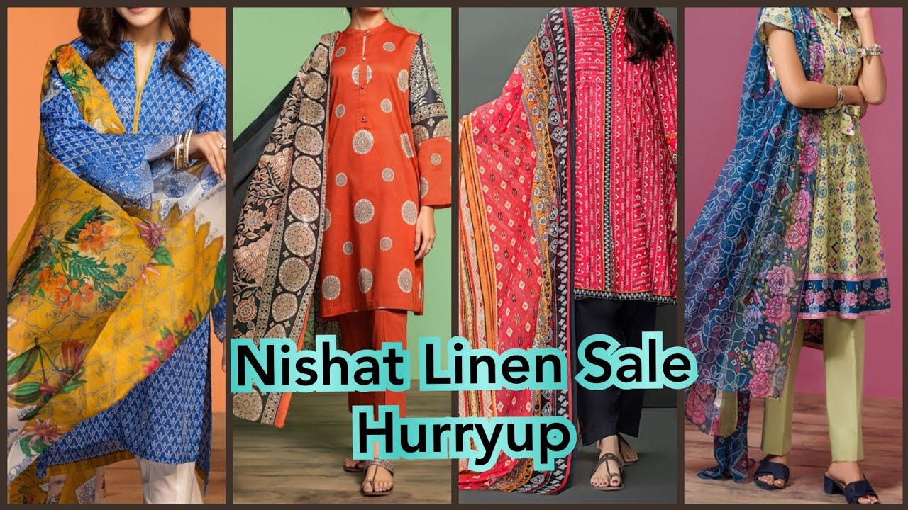 Nishat Linen Flat 25 Sale Summer Collection 2020 by Fizza Style YouTube