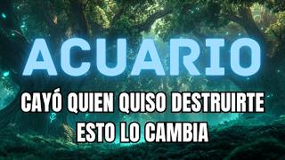 ♒ ACUARIO HOY, VIERNES 15 NO VEAS ESTO SIN ESTAR LISTO… CAYÓ QUIEN QUISO DESTRUIRTE 💀