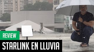 Probando el Internet de Starlink EN LLUVIA durante Huracán Fiona