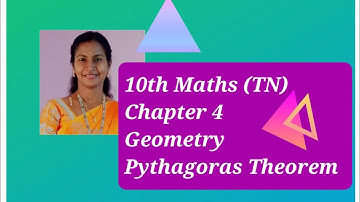 TN 10th Maths | Chapter 4| Geometry | Pythagoras Theorem.