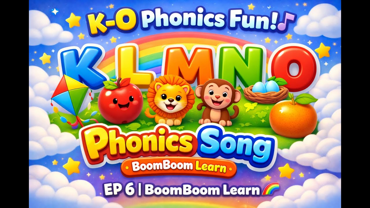 Phonics Sounds Song I K–O I EP 6 I BoomBoom Learn🌈