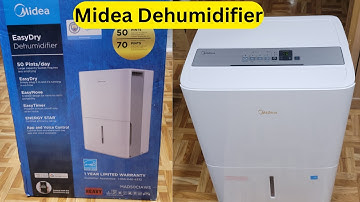 Unboxing And First Use Of Midea Dehumidifier 50 Pints #humidifiers