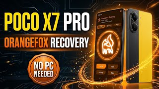Poco x7 pro OrangeFox recovery flashed without pc and flashing infinity x rom  screenshot 3