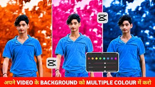 🔥 CapCut HSL Color Grading Tutorial | Multiple Background Color Change Editing