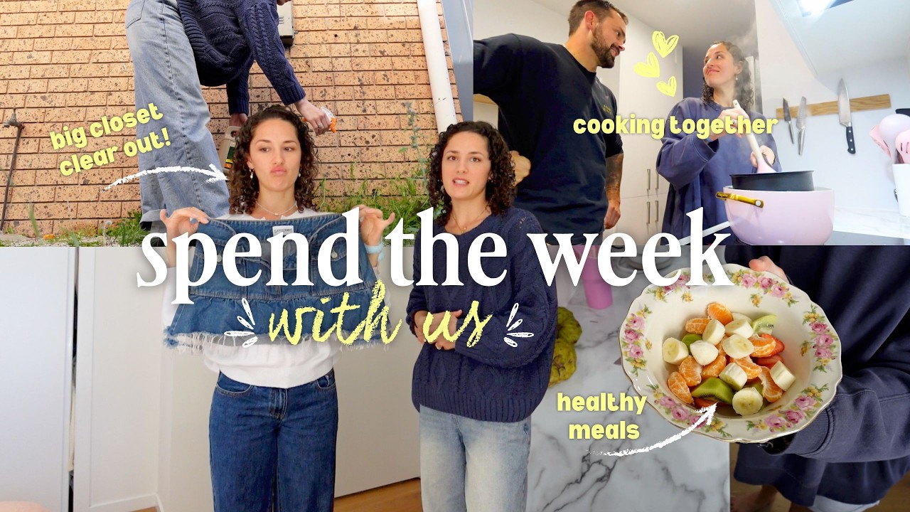 productive week in our life 💌 selling clothes, yard glow-up, healthy recipes and honest chats