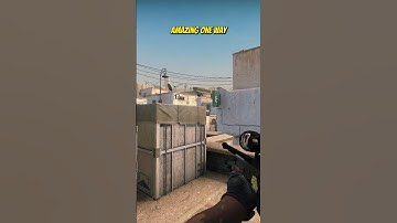 AMAZING ONE WAY ON DUST 2 #shorts #csgo