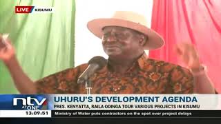 Uhuru, Raila tour Kisumu to drum up support for BBI