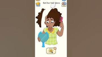 DoP5 (Delete one part) level 80🎮✅ complete solve Through all level Baldy Black woman